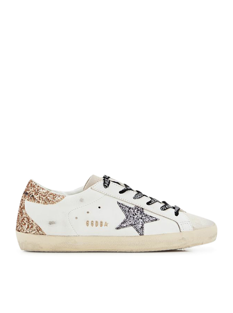 SNEAKERS SUPER-STAR IN PELLE E GLITTER