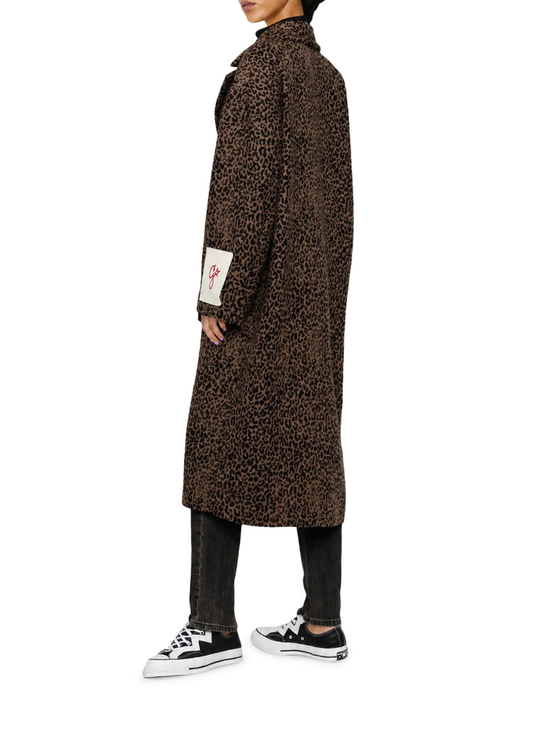CAPPOTTO LUNGO STAMPA LEOPARDATA