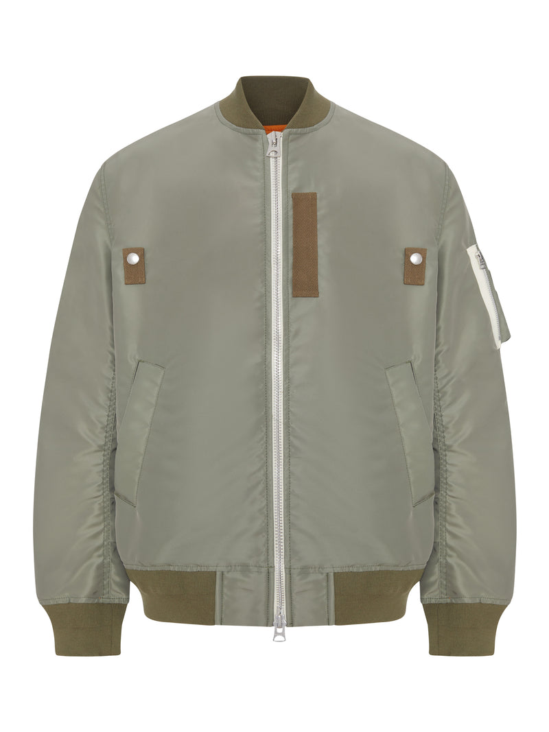 BOMBER IN NYLON CON ZIP