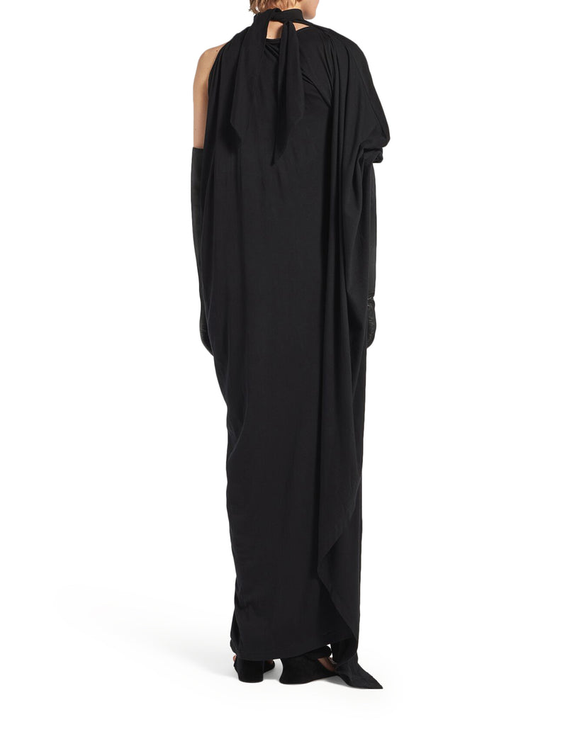 ABITO DRAPPEGGIATO THE DOOR LUNGO DA DONNA IN NERO