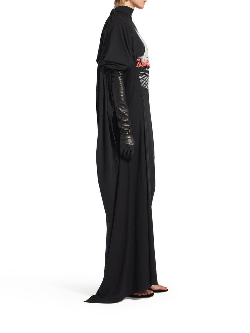 ABITO DRAPPEGGIATO THE DOOR LUNGO DA DONNA IN NERO