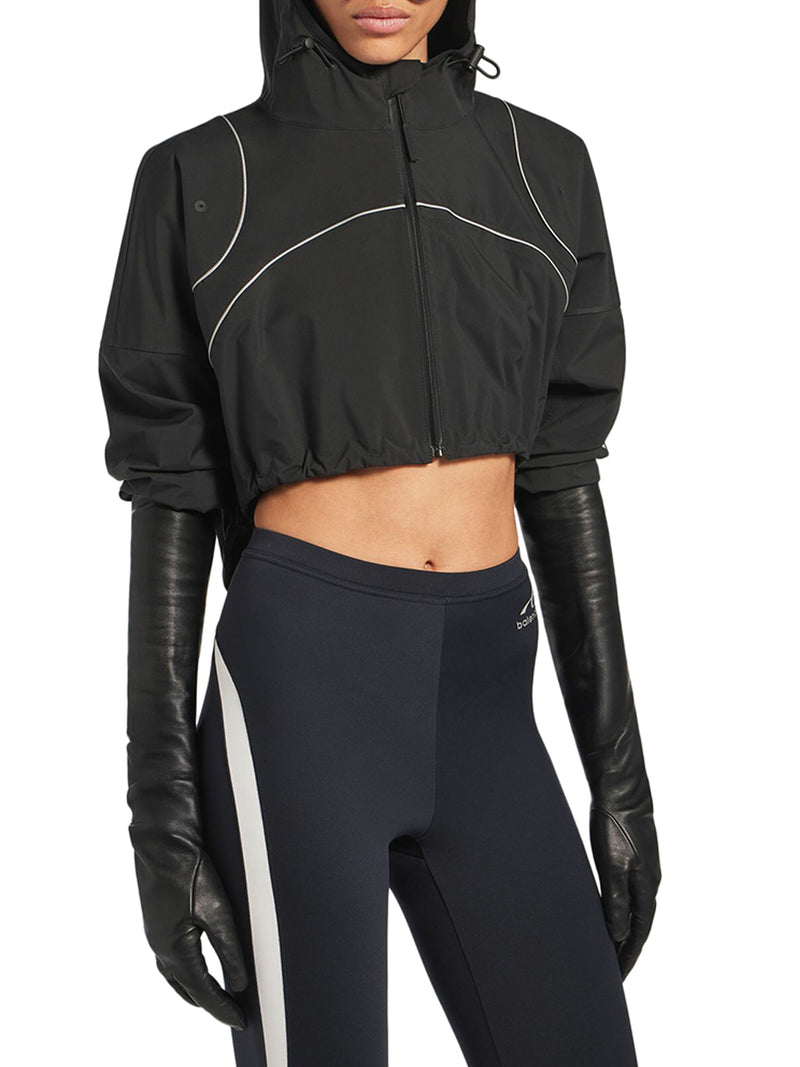 GIACCA TECHWEAR CROPPED IN NERO