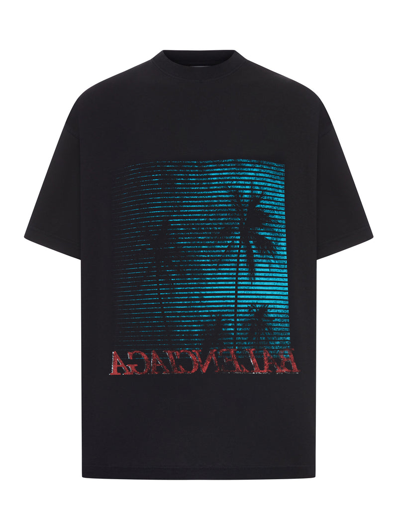 T-SHIRT OVERSIZE IN JERSEY NERO DRY