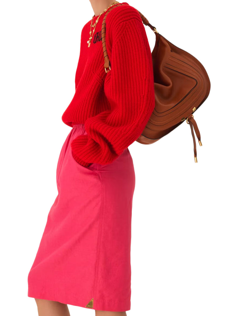 BORSA A SPALLA MARCIE IN PELLE MORBIDA