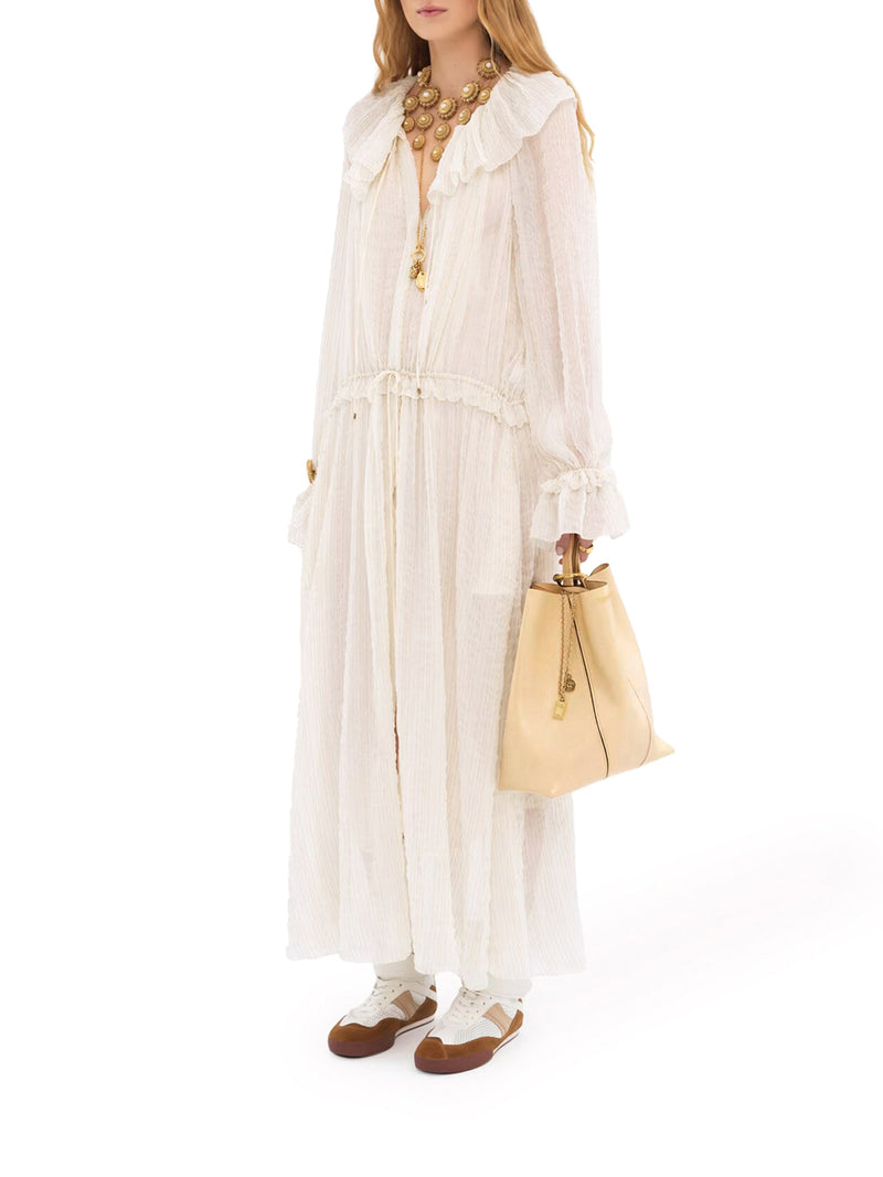 TOTE BAG CHLOÉ SPIN IN PELLE GRANATA