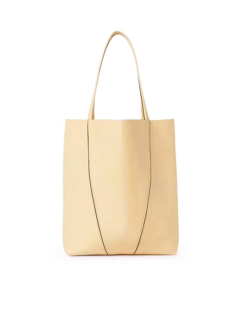 TOTE BAG CHLOÉ SPIN IN PELLE GRANATA