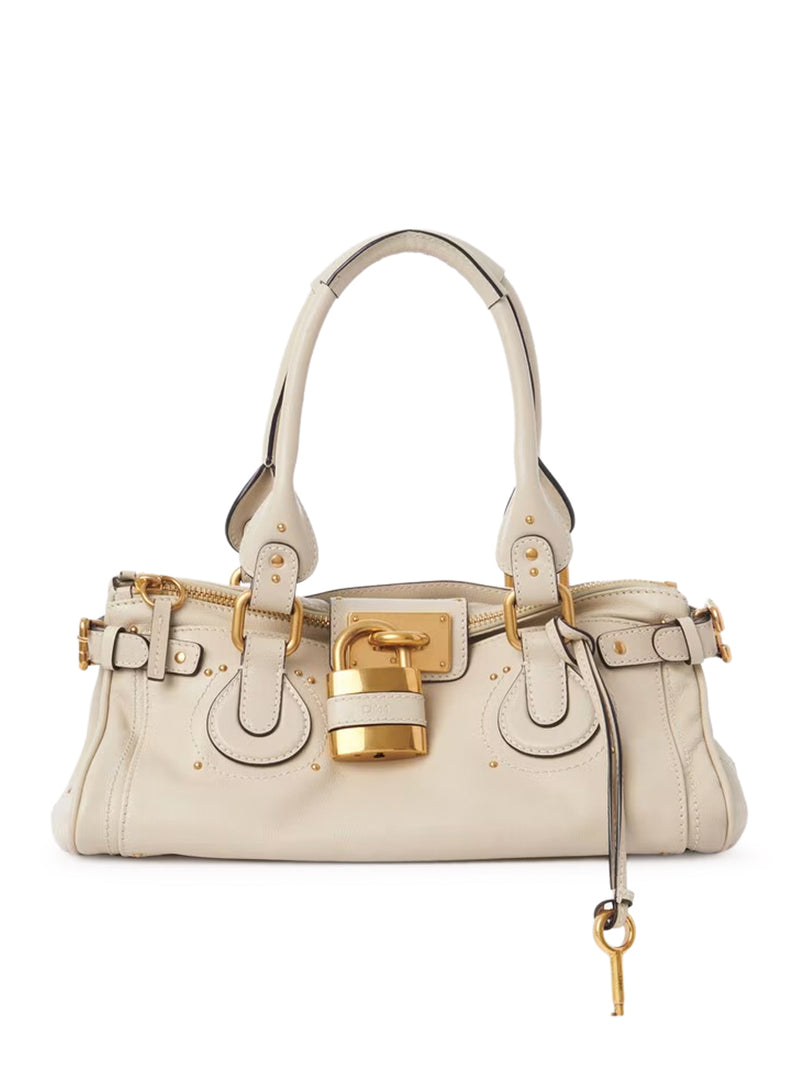 BORSA PADDINGTON IN PELLE GRANATA
