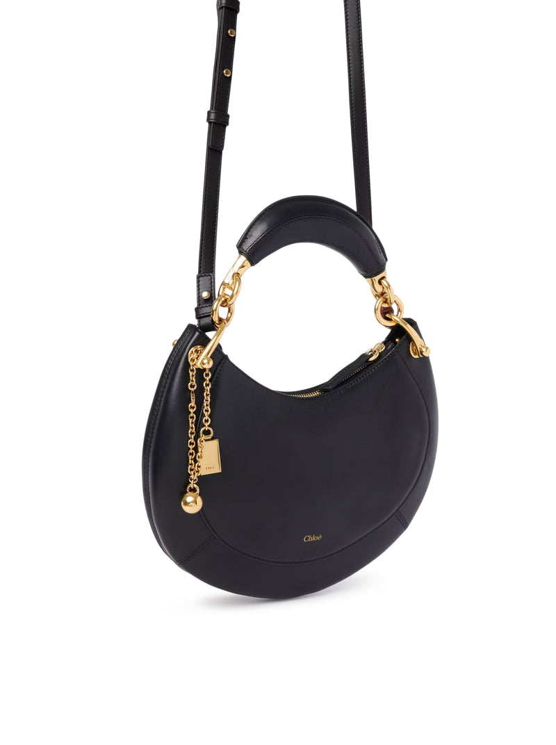 BORSA HOBO PICCOLO CHLOÉ BANANA CON CERNIERA IN MORBIDA PELLE