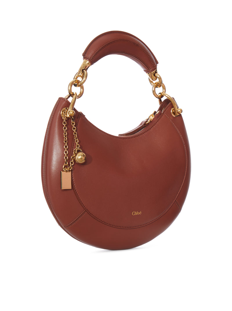 BORSA HOBO PICCOLO CHLOÉ BANANA CON CERNIERA IN MORBIDA PELLE