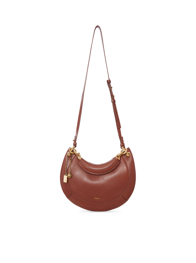 BORSA HOBO PICCOLO CHLOÉ BANANA CON CERNIERA IN MORBIDA PELLE