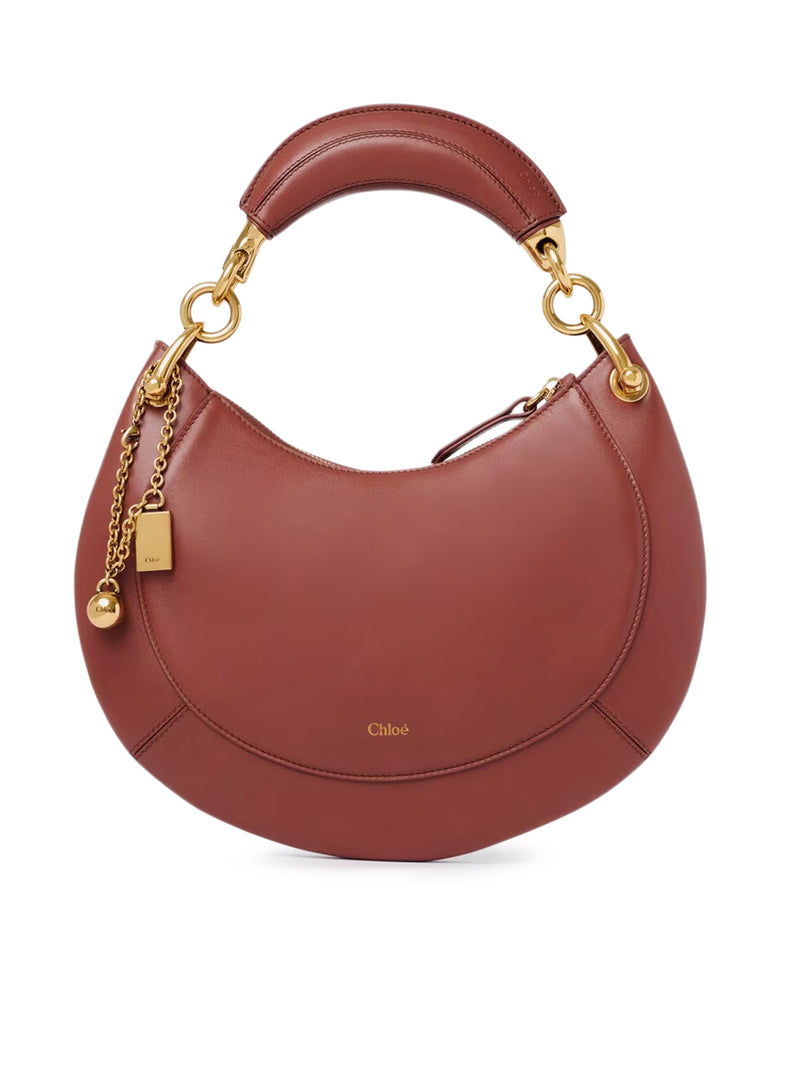 BORSA HOBO PICCOLO CHLOÉ BANANA CON CERNIERA IN MORBIDA PELLE