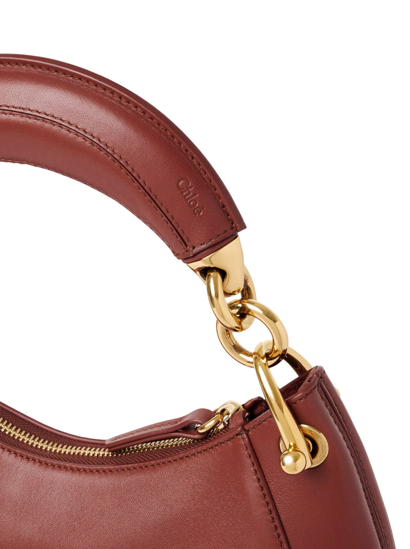 BORSA HOBO PICCOLO CHLOÉ BANANA CON CERNIERA IN MORBIDA PELLE