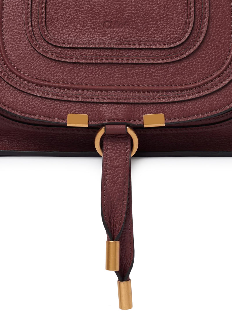 BORSA MARCIE PICCOLA IN PELLE GRANATA