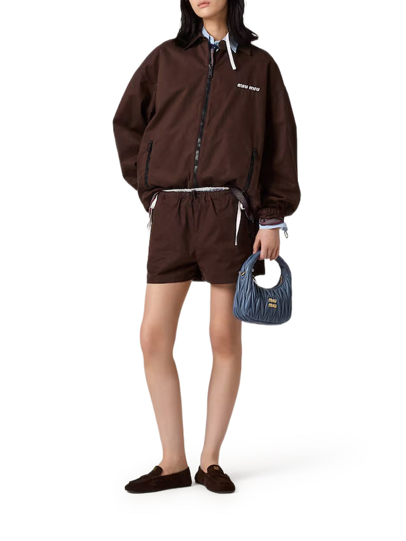 BLOUSON IN GABARDINE WASHED