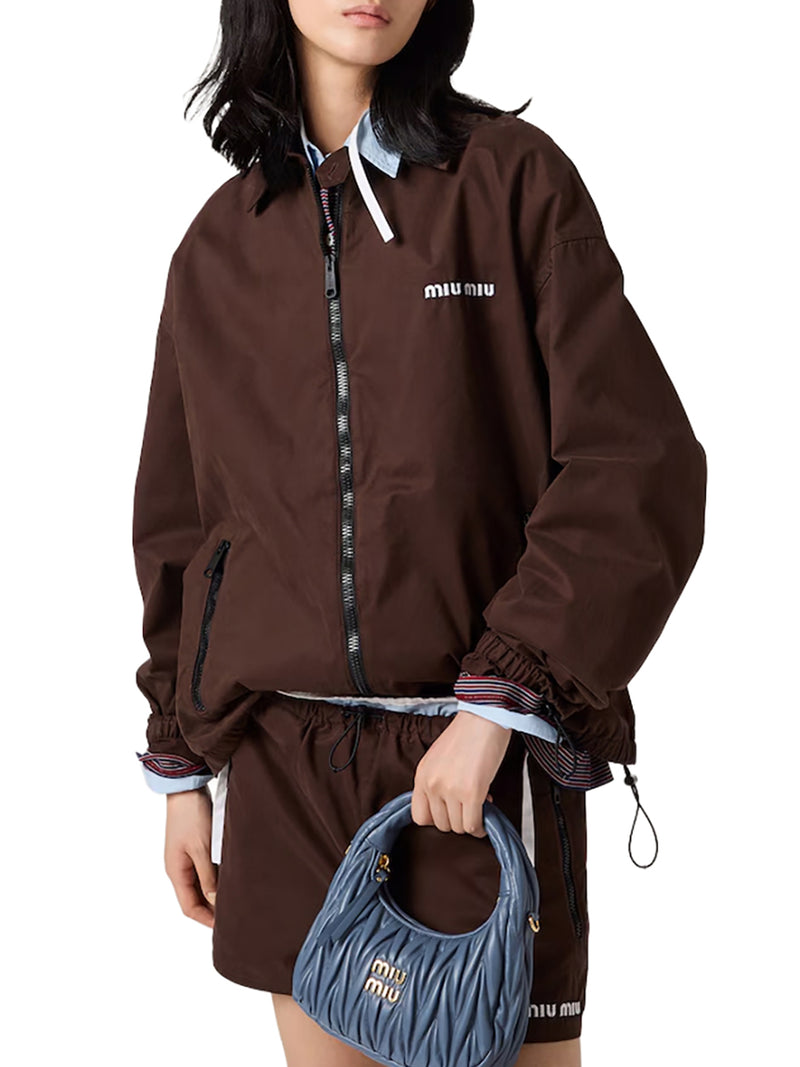 BLOUSON IN GABARDINE WASHED