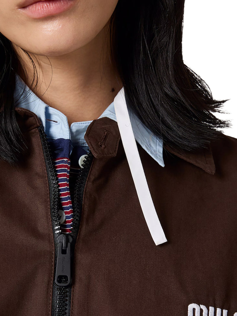 BLOUSON IN GABARDINE WASHED