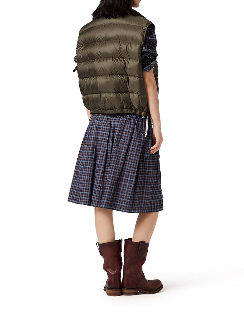 GILET IMBOTTITO IN PONGÉ LIGHT