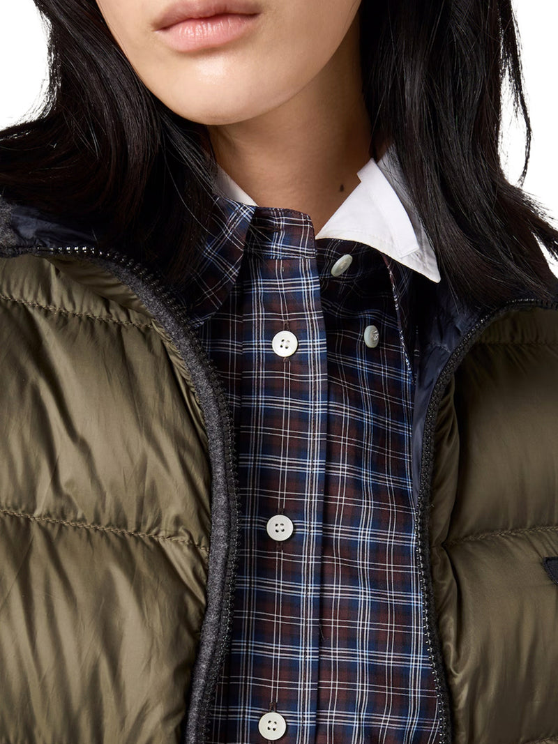 GILET IMBOTTITO IN PONGÉ LIGHT