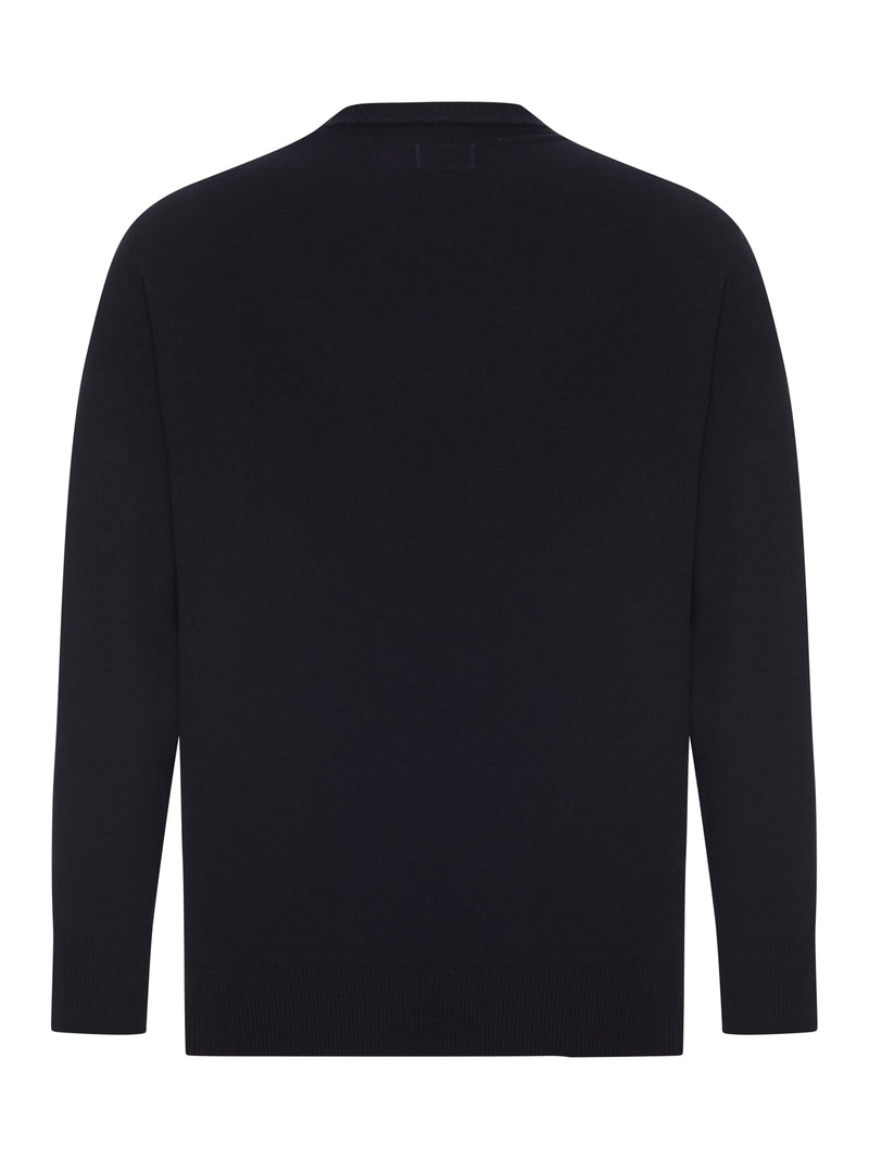 MAGLIONE GIROCOLLO IN LANA MERINO EXTRAFINE