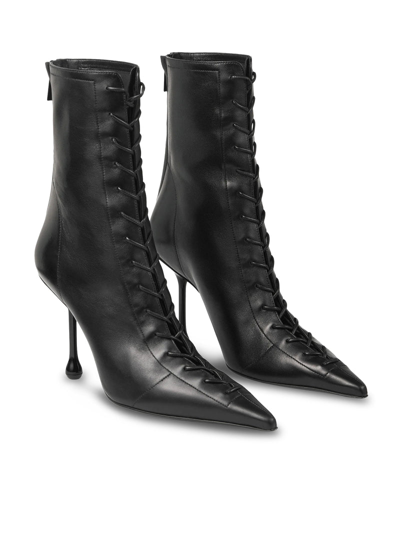 STIVALI SCARLETT ANKLE 95 IN NAPPA NERA