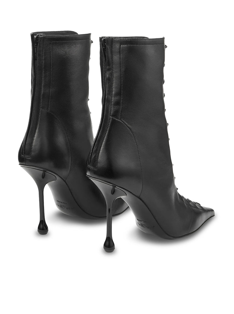 STIVALI SCARLETT ANKLE 95 IN NAPPA NERA
