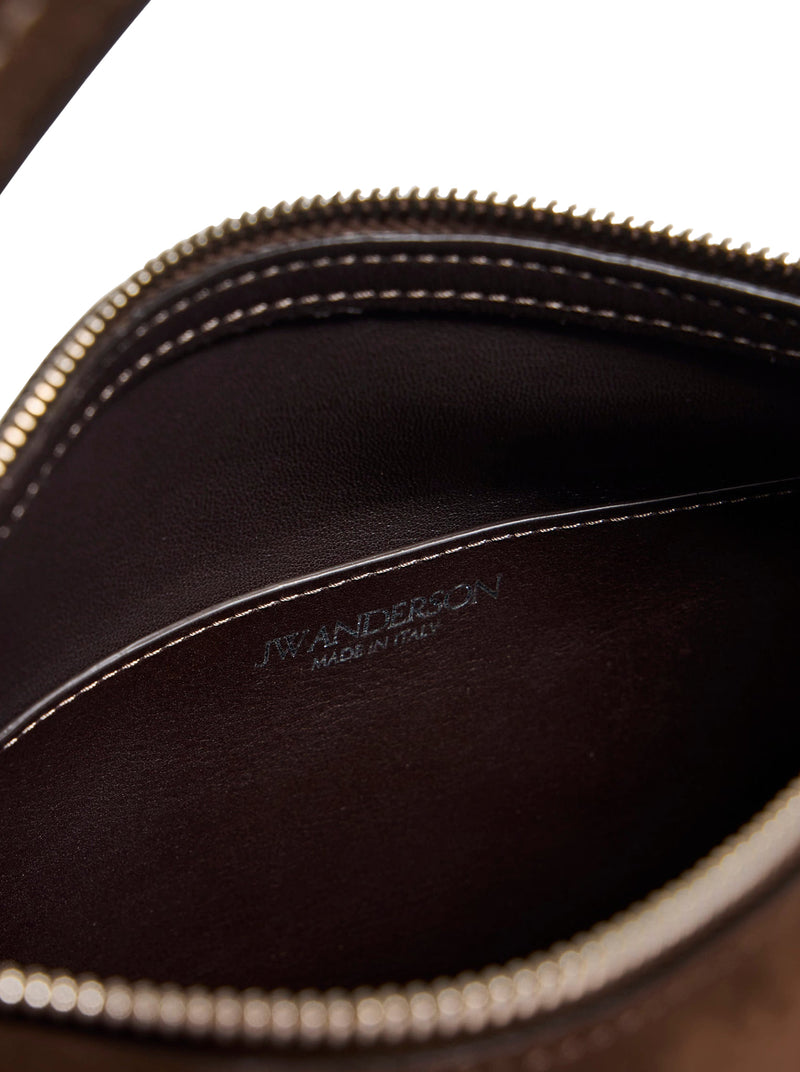 LOAFER BAG IN SUEDE MARRONE