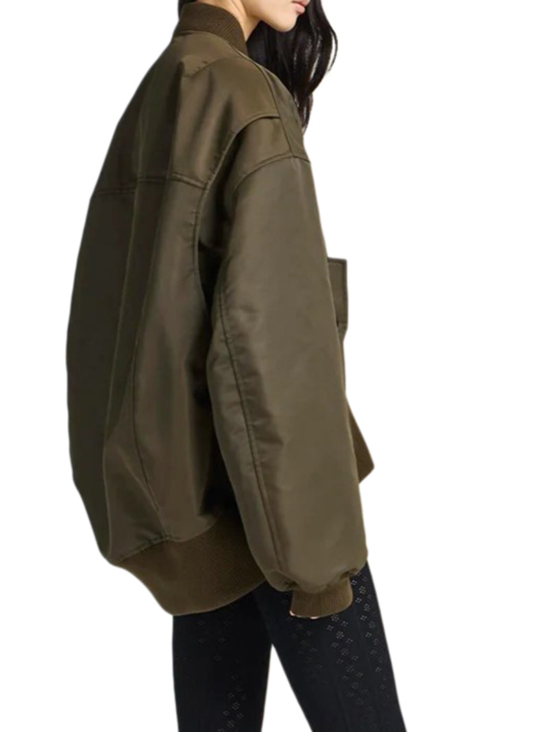 BOMBER OVERSIZED IN TESSUTO TECNICO