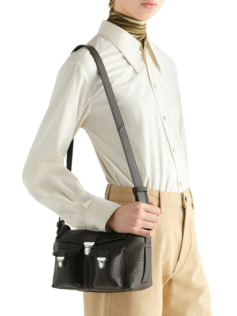 MINI SOFT GEAR IN PELLE DI AGNELLO BUBBLE