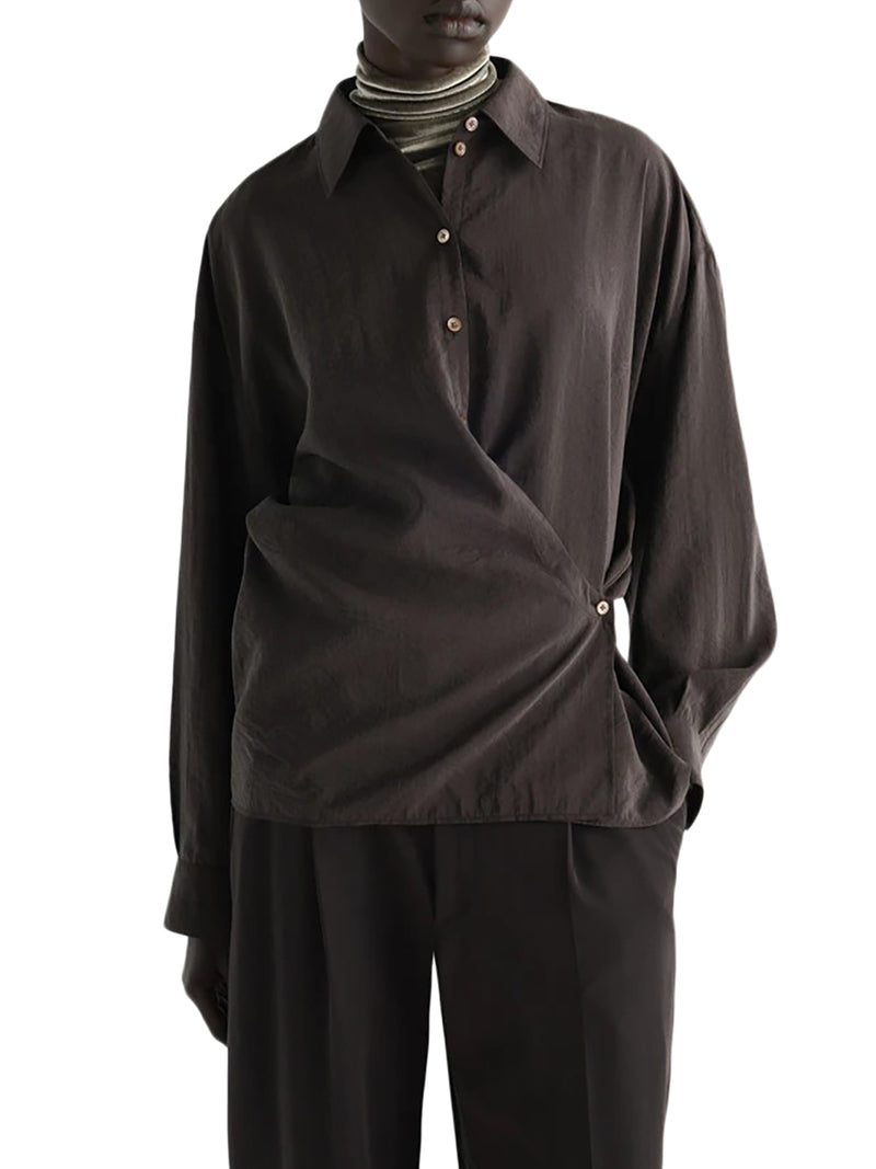 CAMICIA CON ABBOTTONATURA LATERALE
