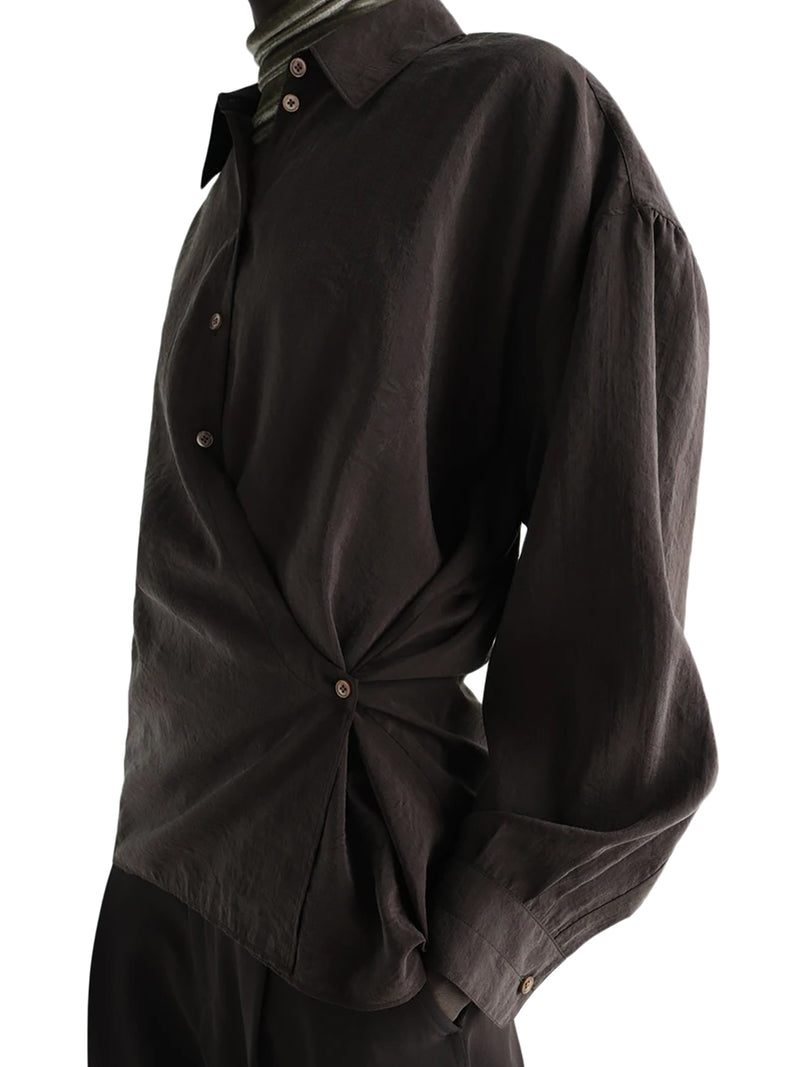 CAMICIA CON ABBOTTONATURA LATERALE