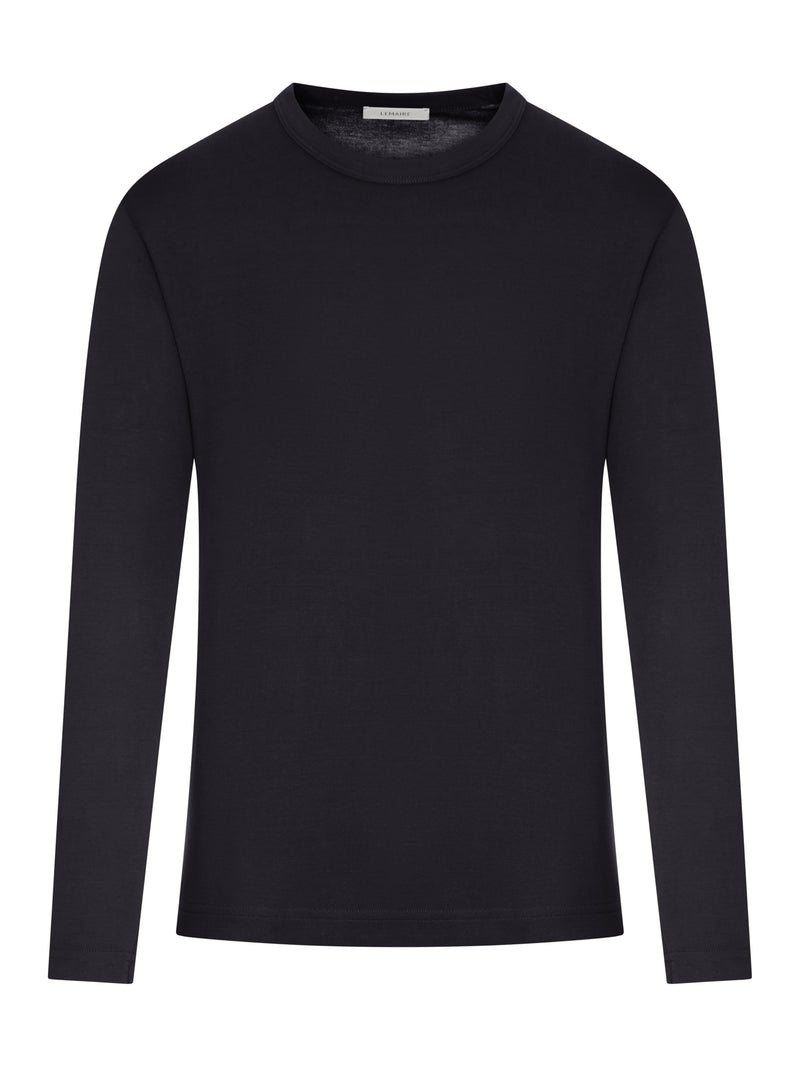 T-SHIRT A MANICHE LUNGHE IN COTONE