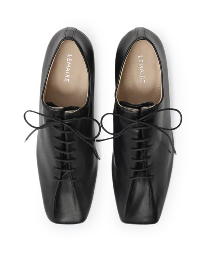 SOURIS CLASSIC DERBIES CON TACCO DA 55 MM IN PELLE
