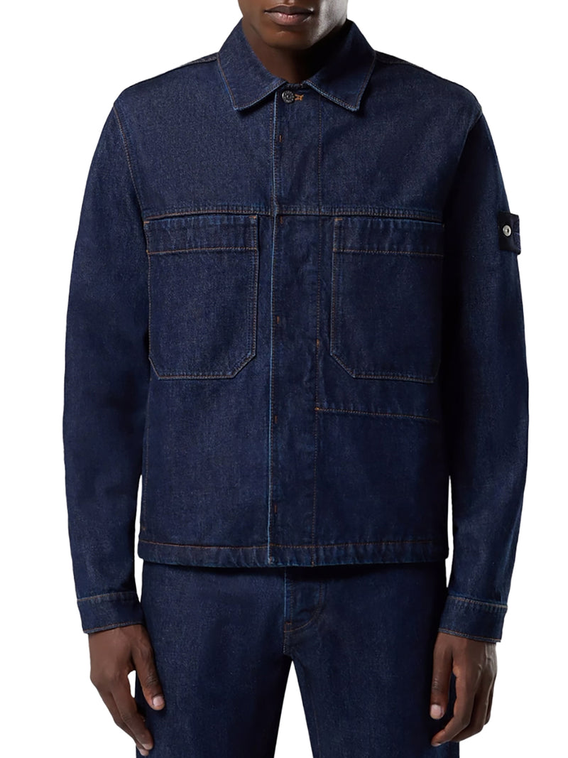 OUTWEAR IN DENIM CON TASCHE APPLICATE