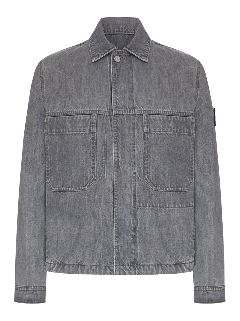 OVERSHIRT IN DENIM GRIGIO