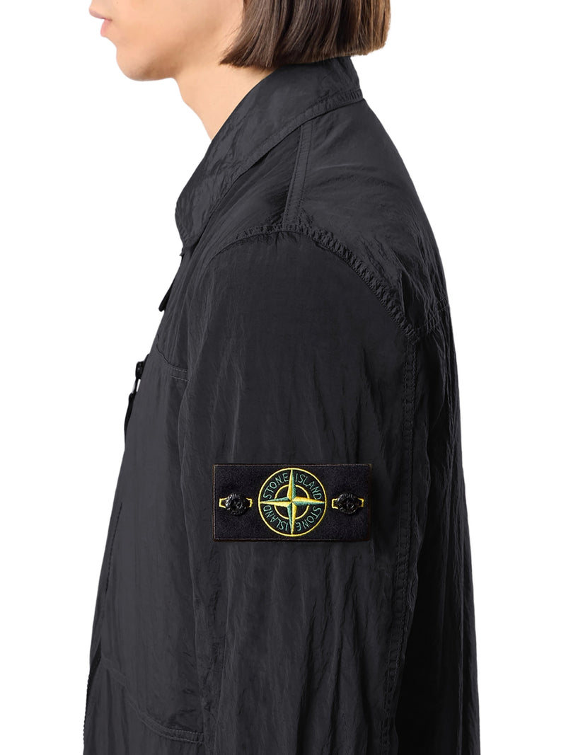 OVERSHIRT IN NYLON CON BADGE STONE ISLAND