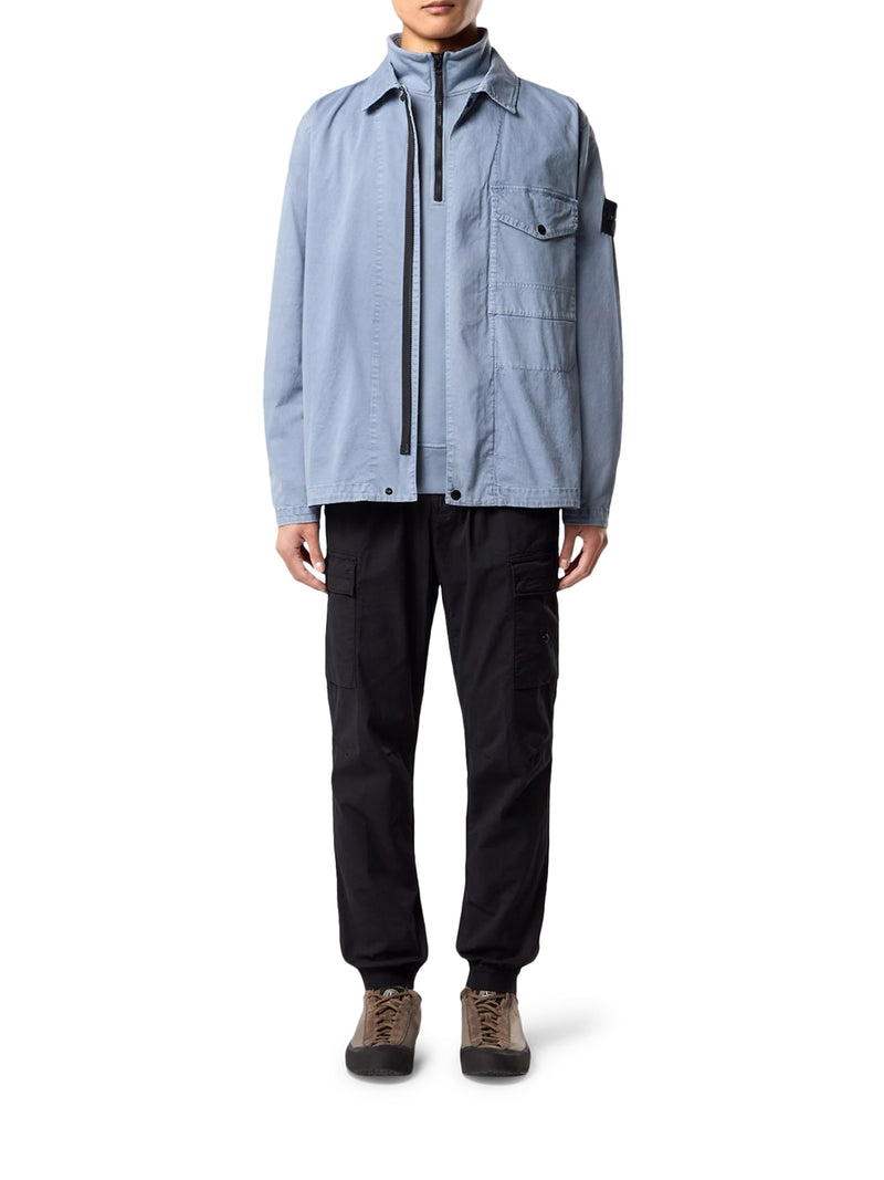 PANTALONE CARGO VESTIBILITÀ REGULAR TAPERED CON COULISSE IN VITA