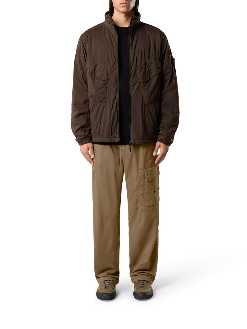 MAGLIONE EFFETTO MELANGE CON LOGO COMPASS