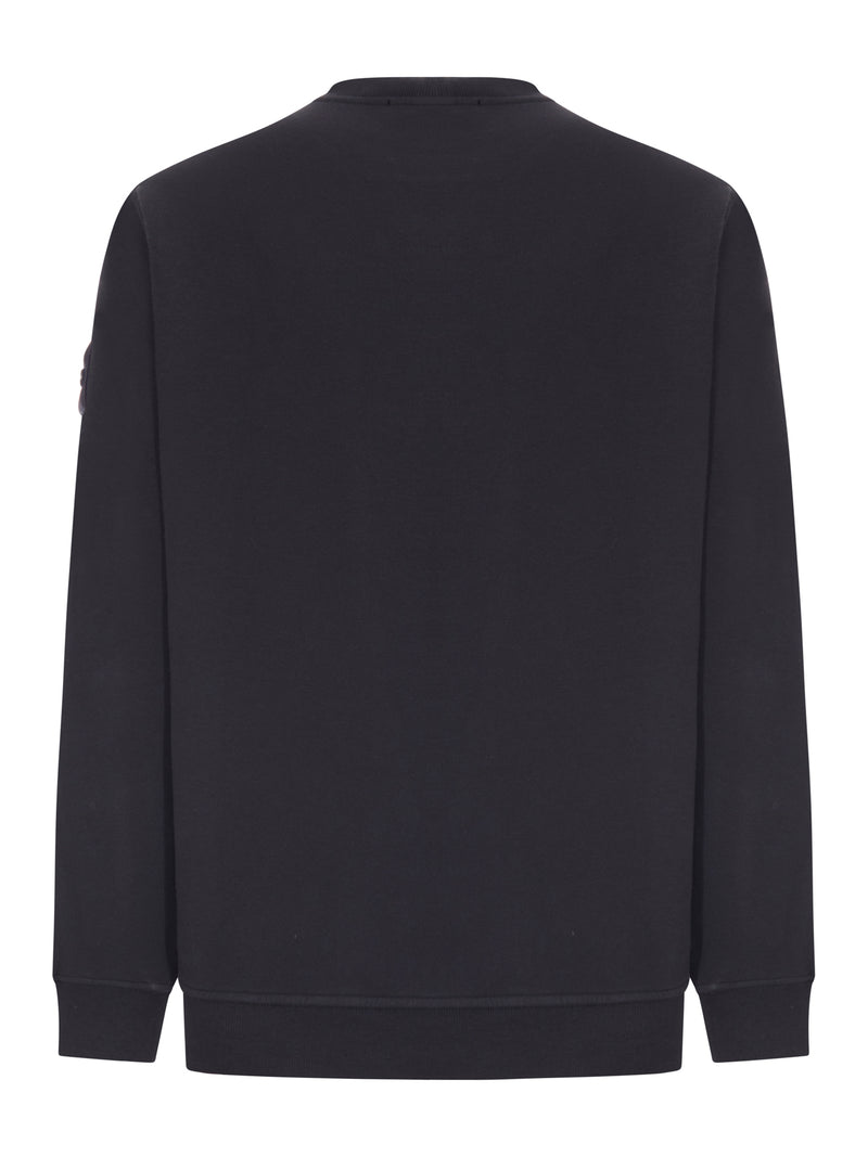 FELPA GIROCOLLO IN COTONE STRETCH
