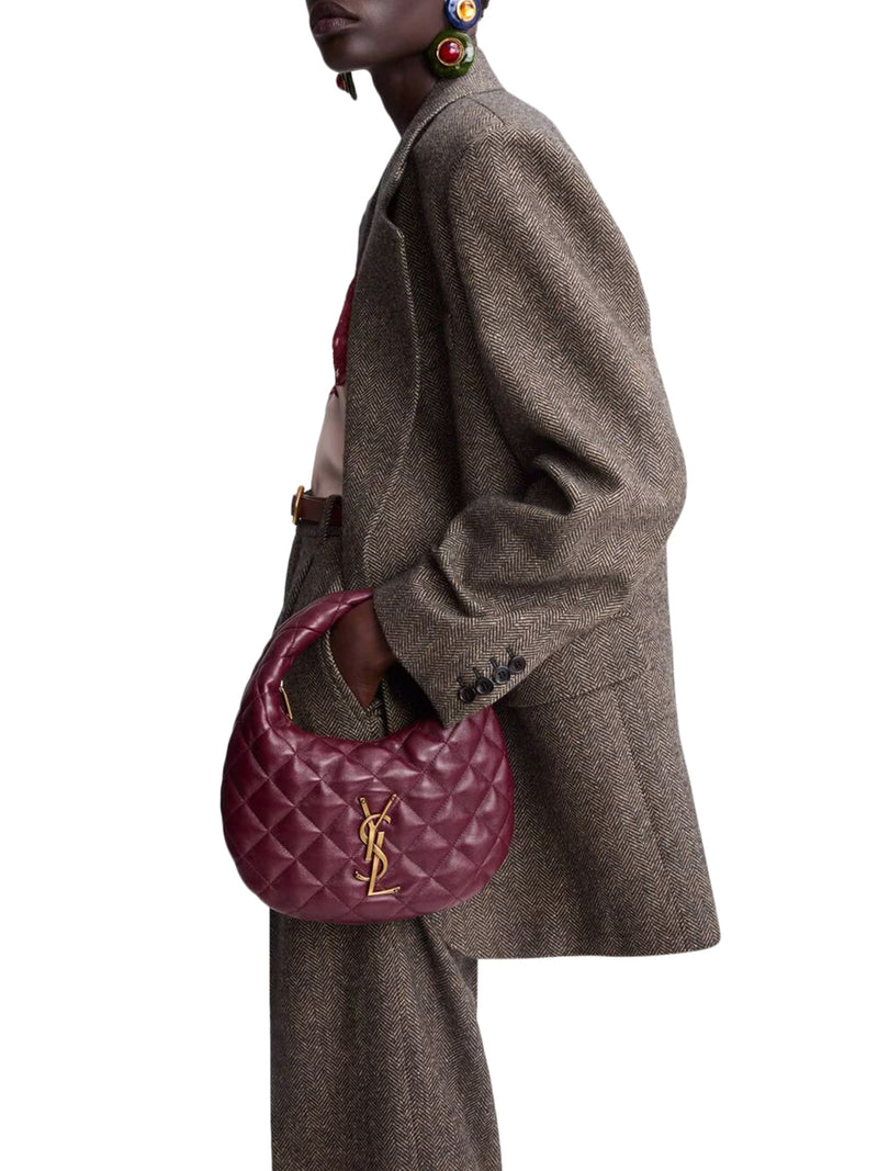 BORSA ICARINO IN NAPPA TRAPUNTATA