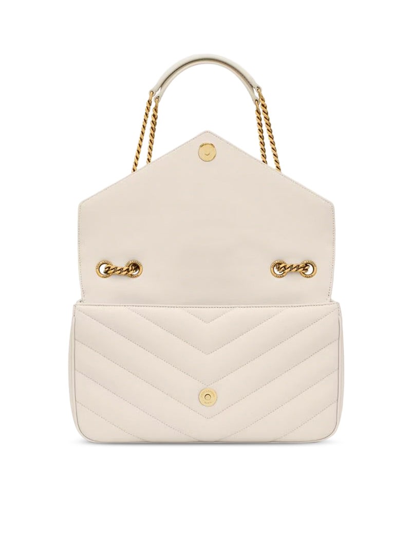 LOULOU MEDIUM IN PELLE DI AGNELLO TRAPUNTATA