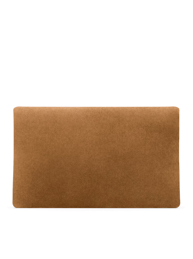 POCHETTE ENVELOPE CASSANDRE GRANDE IN SUEDE