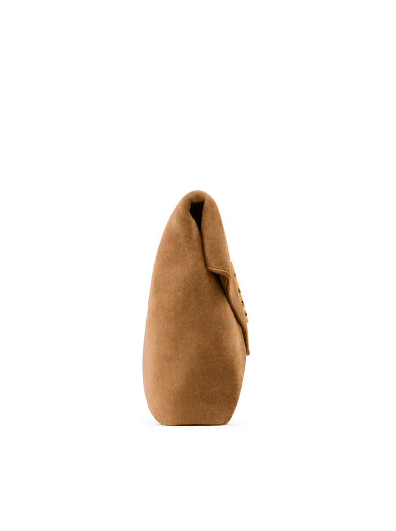 POCHETTE ENVELOPE CASSANDRE GRANDE IN SUEDE