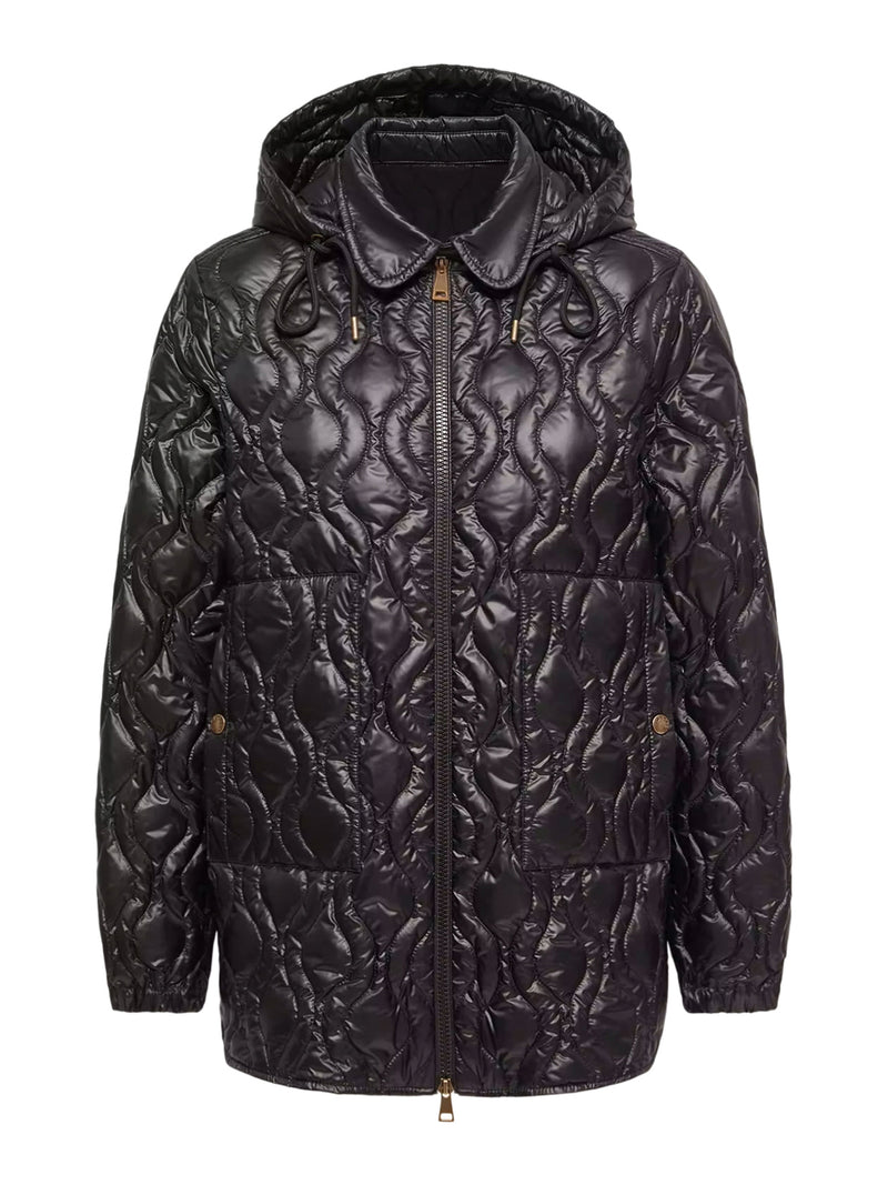 PIUMINO MIDI BALETTE CON TRAPUNTATURA GEOMETRICA