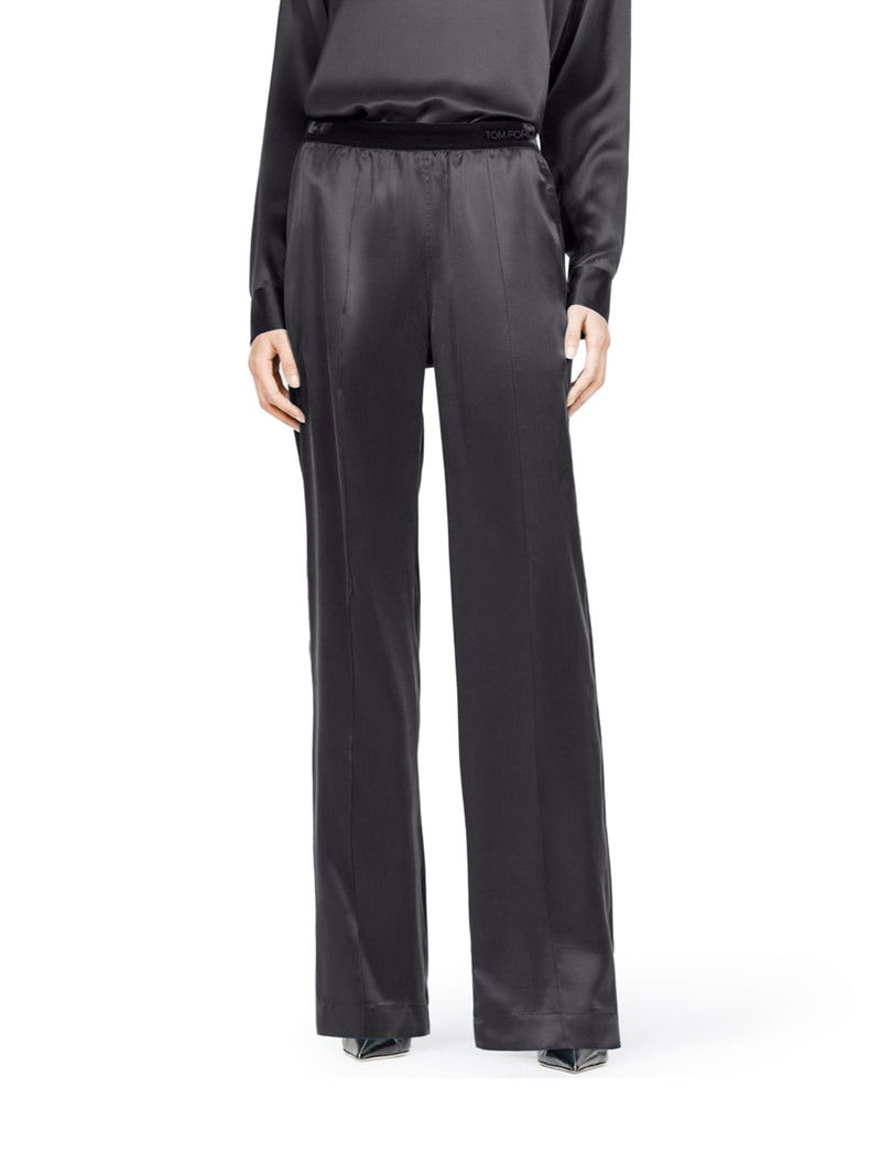PJ PANTS IN RASO DI SETA