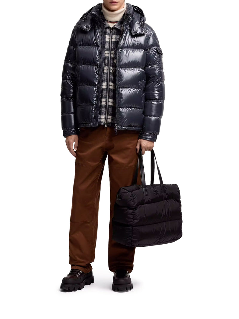 PIUMINO CORTO MONCLER MAYA CON CAPPUCCIO