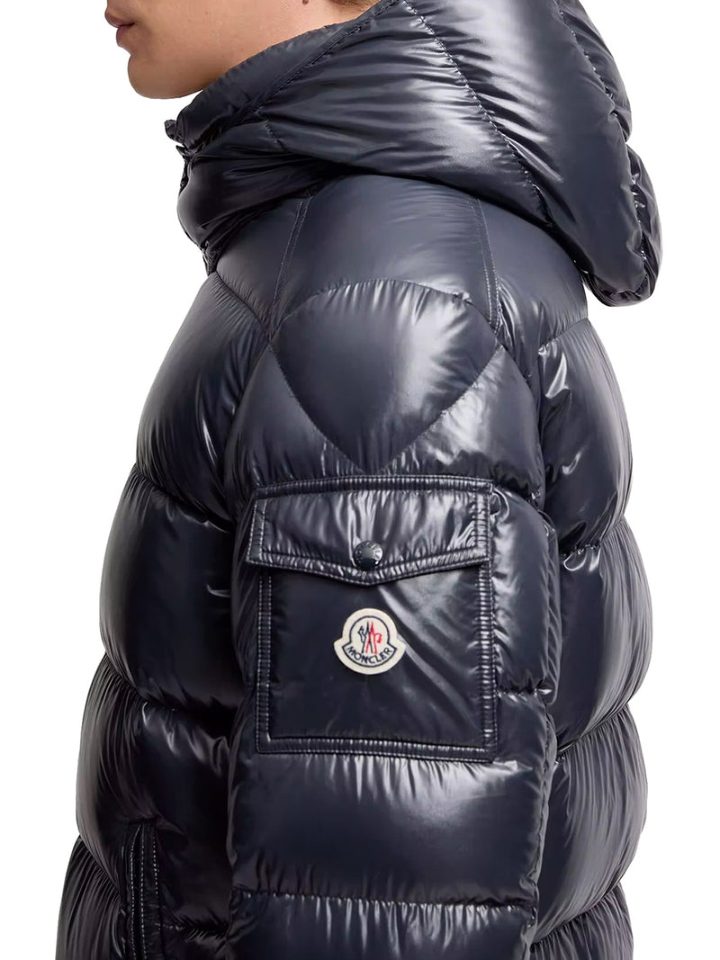 PIUMINO CORTO MONCLER MAYA CON CAPPUCCIO