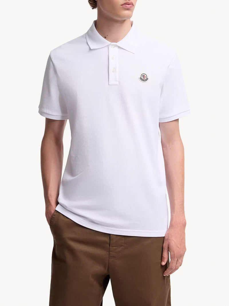 POLO IN COTONE PIQUET CON PATCH LOGATO