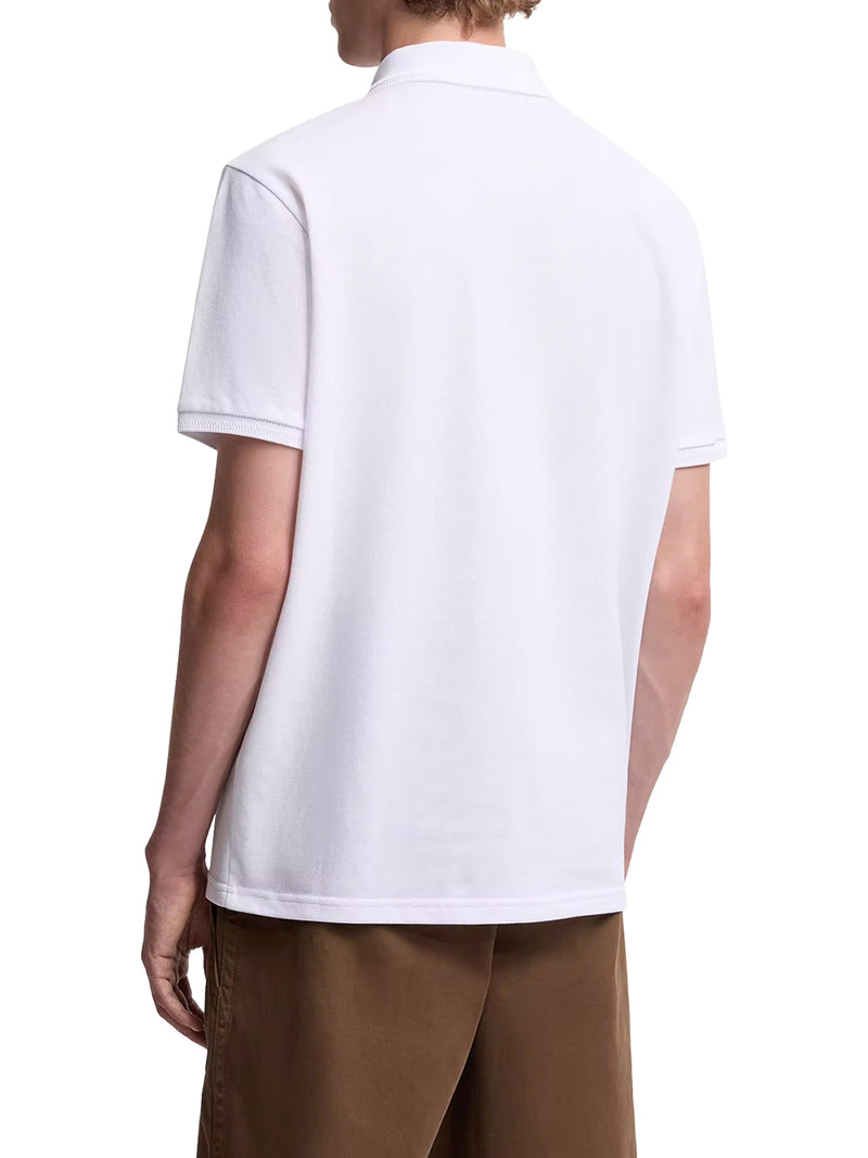 POLO IN COTONE PIQUET CON PATCH LOGATO