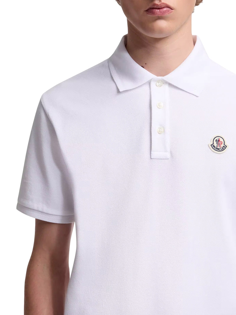 POLO IN COTONE PIQUET CON PATCH LOGATO