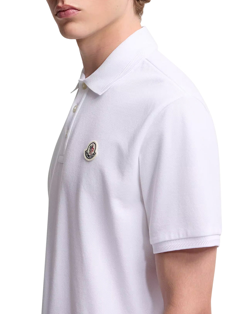 POLO IN COTONE PIQUET CON PATCH LOGATO